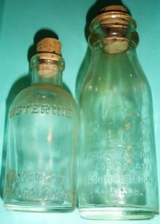 VINTAGE COLLECTABLE 4 ¼” CLEAR GLASS BOTTLE THOMAS A EDISON BATTERY 