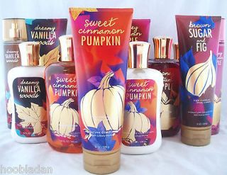 BATH & BODY WORKS Autumn FALL Fragrance Body Care You Choose Any 1 NEW