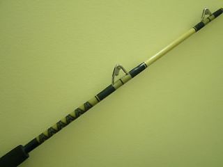 Very Good   Custom 2PC Aftco Butt & 6 Roller   Big Game Rod 6 8 30 