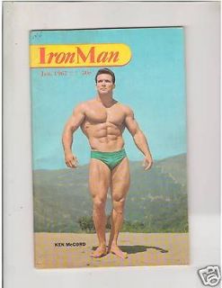 IronMan Bodybuilding muscle fitness magazine Ken McCord /John Corvello 