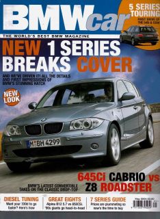 BMW CAR MAGAZINE 05/2004 1 SERIES ALPINA B12 850CSI 645CI CABRIO v Z8 