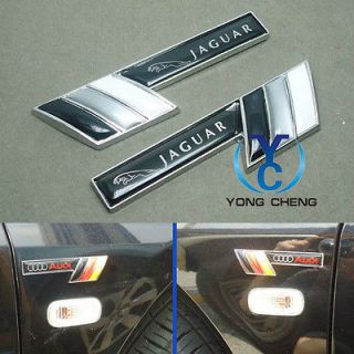 Car Side Metal badge 3D flag & Jaguar Emblem Badge For Jaguar Motors 