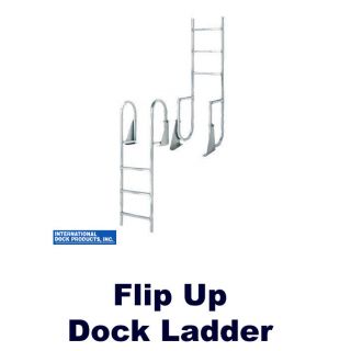   Aluminum Swing Dock/Seawall Marine Ladder (4 Steps) Lake/Ocean/etc