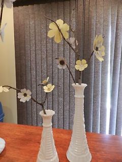 yellow and grey paper flowers  wedding bouquet centerpieces