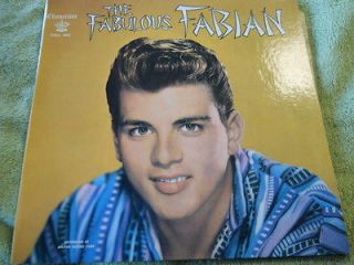 THE FABULOUS FABIAN LP CHANCELLOR RECORDS 1ST PRESS VINYL LP