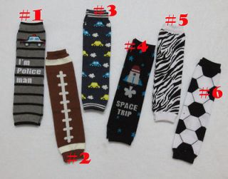 6Pairs Baby Girls Boy Unisex Socks Leg Warmer Cartoon Sock Tight F 