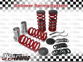 JDM RED 1992 1996 Honda Prelude Adjustable Lowering Coilover Coil 