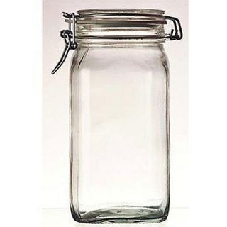   Rocco 1.5 liter Fido Glass Canning Jars (Pack of 3)   Bormioli Rocco