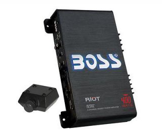  BOSS R2002 400W 2 Channel RIOT Car Audio MOSFET Power Amplifier Amp 