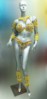   Samba Vegas Cabaret Parade Carnival Brazil Bra Bikin Costume XS XL