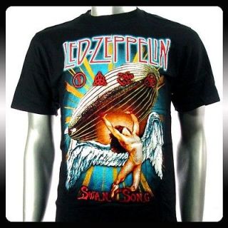 Led Zeppelin Metal Rock Punk Band T shirt Sz XL Biker Rider Le9