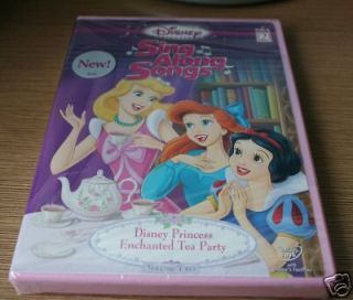   Princess Sing Along Songs Enchanted Tea Party 2 Brand New NTSC SEALED