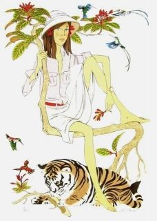 The Tiger, Ltd Ed Lithograph, Philippe Noyer