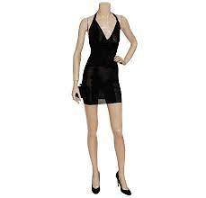 Roland Mouret Halter Power Mesh Dress Black NWT Size 2,4,8