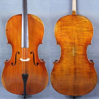 Newly listed &Concert MaESTro^ StrAdi 4/4 Cello Old spruce Flame maple 
