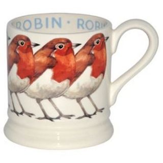 Emma Bridgewater Garden Birds Robin 1/2 Pint Mug