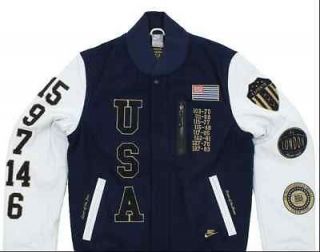   USA Dream Team Destroyer Olympics Varsity Jacket Mens Large Brand New