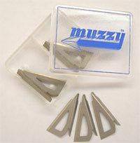 Muzzy MX 3 100 Grain Replacement Broadhead Blades, 18pk
