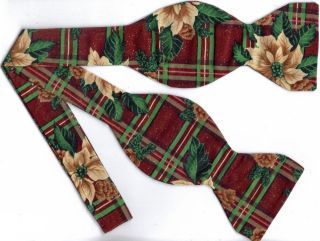 christmas bow ties in Mens Accessories