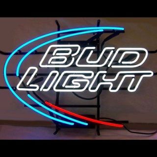   Classic Bud Light Neon sign Mancave Man cave garage Retro Bar Beer