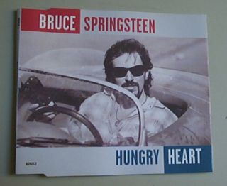 BRUCE SPRINGSTEEN HUNGRY HEART CD SINGLE ALBUM VERSION + 3 LIVE TRACKS 
