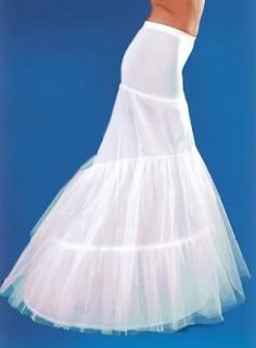 Bridal Accessories 2 hoop white fishtail wedding dress petticoat 