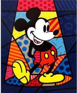 Romero Britto Canvas Art Painting_Mickey Mouse 20x24