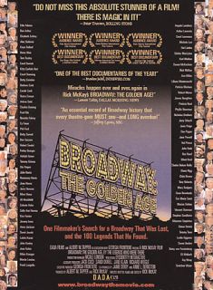 Broadway The Golden Age DVD, 2004