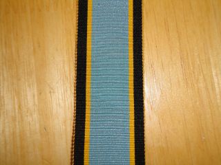WW2 British Canadian Medal RIBBON Air Crew Europe Star 10 Inches