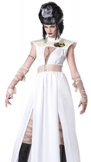   Womens Monster Bride of Frankenstein Halloween Fancy Dress Costume