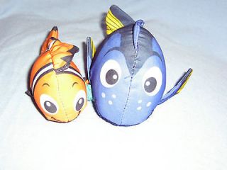 Disney Plush Stuffed Nemo Dory Fish 5 Vibrating Motion Pull Sting 