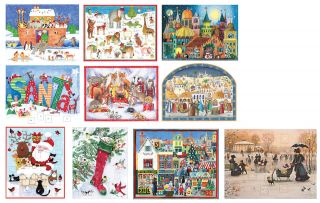 Advent Calendar Cards with envelope   10 designs you choose free post 