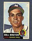 1960 Topps BILLY BRUTON 37 signed Autograph Braves