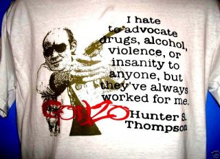 Hunter S Thompson in Clothing, 