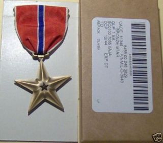bronze star medal in WW II (1939 45)