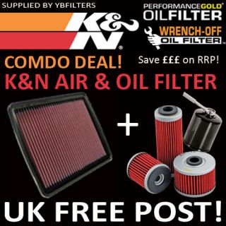 Air & Oil Filter Combo Set BUELL Blast 00 09
