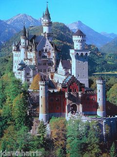 1000 Pc Neuschwanstein Castle Bavaria Germany Alps Jigsaw Puzzle NEW