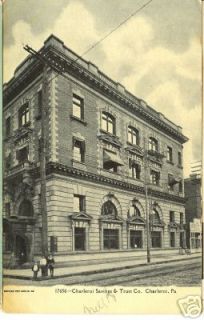 Charleroi,PA. The Charleroi Savings & Trust Co 1910