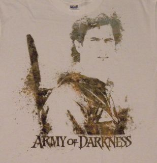   of Darkness Ash WIlliams Watercolor T shirt Evil Dead 2 Bruce Campbell