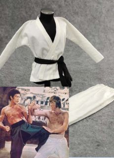 Costume Bruce Lee Hottoys Kung Fu set Judo Chuck Norris Suit RM 5