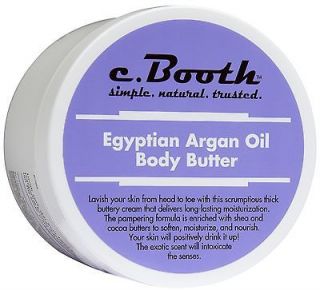 BOOTH EGYPTIAN ARGAN OIL BODY BUTTER FOR WOMEN 2 x 8 Oz TUBS *NEW NO 