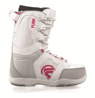   Lotus Lace White Womens Snowboard Boots All Mountain Snowboarding 2011