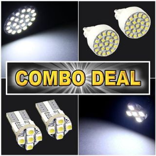   Plate T10 168 Led Lights Combo Package Deal #22 (Fits Cadillac XLR