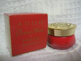 Vintage Avon PERSIAN WOOD Cream Cachet in Original Box