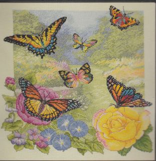 Butterfly Garden Heirloom Collection Bucilla Cross Stitch Kit