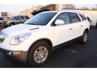 Buick  Enclave FWD 4dr CX White; avg miles; cloth; automatic,V 6 