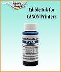     Cyan Edible Ink Refill Kit For All Canon Edible Image Cake Printer