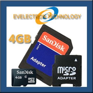US Seller 4GB Mini SD San Disk SDHC Micro MicroSD TF Class 4 Card 4G 4 