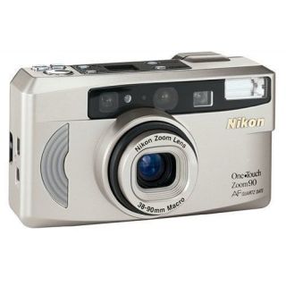 BXD NIKON ONE TOUCH ZOOM 90 QUARTZ DATE 35MM FILM CAMERA WITH 38 90MM 
