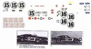 Fred Cady Decal To Do The 1969 Mustang Trans AM & Boss 302